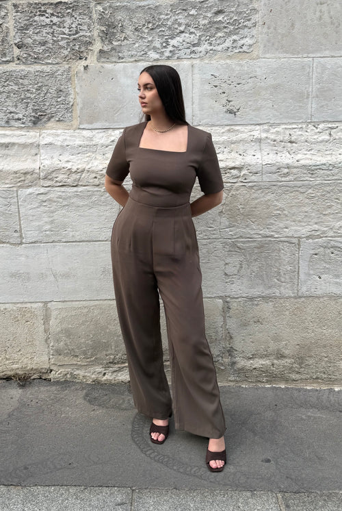 Structured Chocolate Pant
