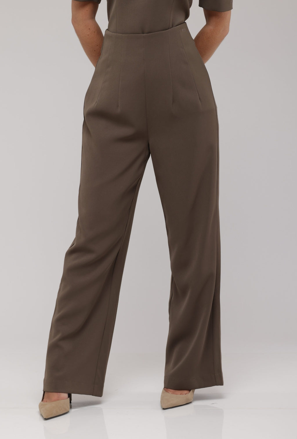 Structured Chocolate Pant
