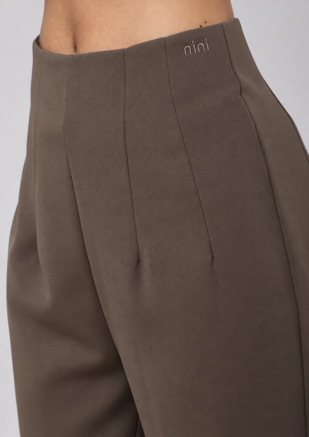 Structured Chocolate Pant